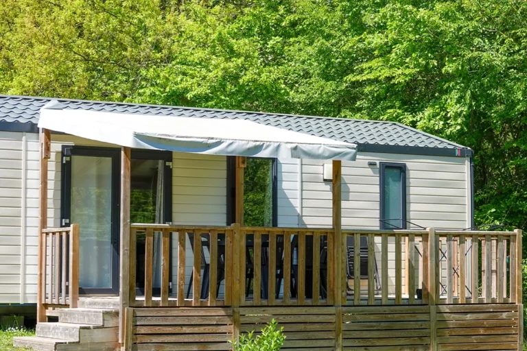 Mobil-home 52 cdl7 — mobil-home en camping bord de lac