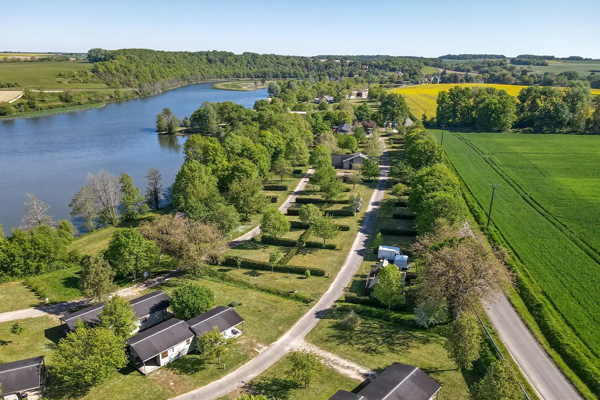 quartier emplacements en bord de lac de Chemillé-sur-Indrois